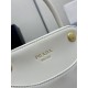 AAAAA Replica Prada Carry Mini Tote Bag 1BA496 White Fake