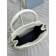 AAAAA Replica Prada Carry Mini Tote Bag 1BA496 White Fake