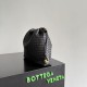 AAAAA Replica Bottega Veneta Intrecciato Drawstring Bags Black Fake