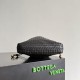 AAAAA Replica Bottega Veneta Intrecciato Drawstring Bags Black Fake