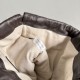 AAAAA Replica Bottega Veneta Intrecciato Drawstring Bags Coffee Fake