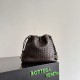 AAAAA Replica Bottega Veneta Intrecciato Drawstring Bags Coffee Fake