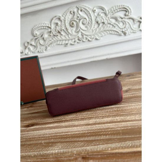AAAAA Replica Loro Piana Extra Pocket Bum Bag L19 with Top Handle Burgundy Fake
