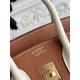 Premium Replica Hermès Birkin Bag 25cm/30cm Two-Tone Togo Brown/White Fake Clone AAAAA Replica Hermès Birkin Bag 25cm/30cm Two-Tone Togo Brown/White Fake