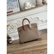 AAAAA Replica Hermès Birkin Bag 25cm/30cm Two-Tone Togo Brown/Gray Fake