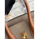 AAAAA Replica Hermès Birkin Bag 25cm/30cm Two-Tone Togo Brown/Gray Fake