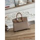 AAAAA Replica Hermès Birkin Bag 25cm/30cm Two-Tone Togo Brown/Gray Fake