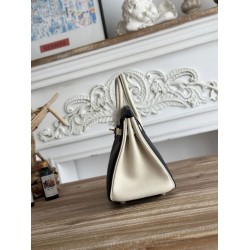 AAAAA Replica Hermès Birkin Bag 25cm/30cm Two-Tone Togo Black/White Fake