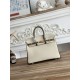 AAAAA Replica Hermès Birkin Bag 25cm/30cm Two-Tone Togo White/Brown Fake