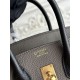 AAAAA Replica Hermès Birkin Bag 25cm/30cm Two-Tone Togo Etoupe/Black Fake