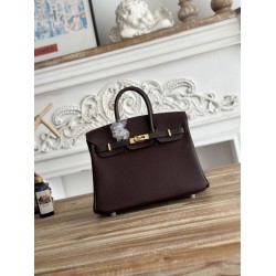 AAAAA Replica Hermès Birkin Bag 25cm/30cm Two-Tone Togo Burgundy Fake