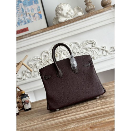 AAAAA Replica Hermès Birkin Bag 25cm/30cm Two-Tone Togo Burgundy Fake