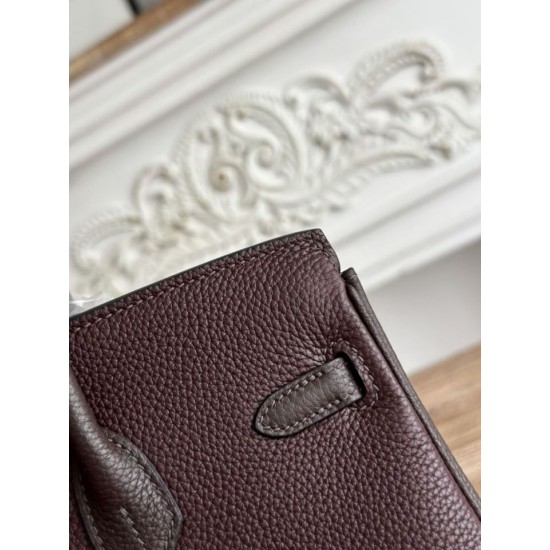 AAAAA Replica Hermès Birkin Bag 25cm/30cm Two-Tone Togo Burgundy Fake