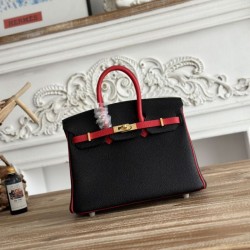 AAAAA Replica Hermès Birkin Bag 25cm/30cm Two-Tone Togo Black/Red Fake