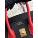Premium Replica Hermès Birkin Bag 25cm/30cm Two-Tone Togo Black/Red Fake Clone AAAAA Replica Hermès Birkin Bag 25cm/30cm Two-Tone Togo Black/Red Fake