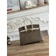 AAAAA Replica Hermès Birkin Bag 25cm/30cm Two-Tone Togo Etoupe/White Fake