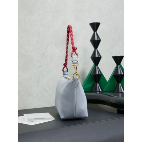 AAAAA Replica Miu Miu Gabardine Shoulder Bag 5NE841 Blue Fake