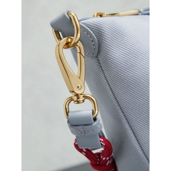 AAAAA Replica Miu Miu Gabardine Shoulder Bag 5NE841 Blue Fake