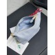 AAAAA Replica Miu Miu Gabardine Shoulder Bag 5NE841 Blue Fake
