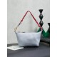 AAAAA Replica Miu Miu Gabardine Shoulder Bag 5NE841 Blue Fake