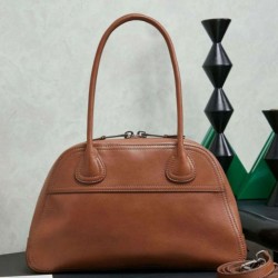 AAAAA Replica Miu Miu Vivant Nappa Tote Bag 5BB199 Brown Fake