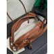AAAAA Replica Miu Miu Vivant Nappa Tote Bag 5BB199 Brown Fake