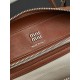 AAAAA Replica Miu Miu Vivant Nappa Tote Bag 5BB199 Brown Fake