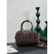 AAAAA Replica Miu Miu Arcadie Quilted Nappa Tote Bag 5BB123 Burgundy Fake
