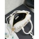 AAAAA Replica Miu Miu Arcadie Quilted Nappa Tote Bag 5BB123 White Fake