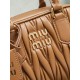 AAAAA Replica Miu Miu Arcadie Quilted Nappa Tote Bag 5BB123 Brown Fake