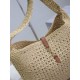 AAAAA Replica YSL Saint Laurent Le 5 à 7 Hobo Bag Natural Raffia Fake