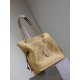 AAAAA Replica Jamie YSL Saint Laurent Raffia Tote Bags Natural Raffia Fake