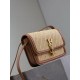 Premium Replica YSL Saint Laurent Solferino Raffia Shoulder Bag 19cm Fake Clone AAAAA Replica YSL Saint Laurent Solferino Raffia Shoulder Bag 19cm Fake