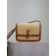 Premium Replica YSL Saint Laurent Solferino Raffia Shoulder Bag 19cm Fake Clone AAAAA Replica YSL Saint Laurent Solferino Raffia Shoulder Bag 19cm Fake
