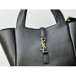 AAAAA Replica YSL Saint Laurent Le 5 à 7 Bea Baby Tote Bag Black Fake