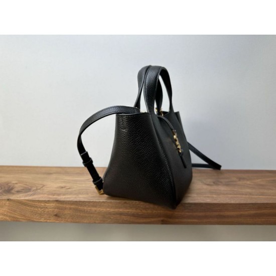 AAAAA Replica YSL Saint Laurent Le 5 à 7 Bea Baby Tote Bag Black Fake