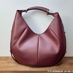 AAAAA Replica YSL Saint Laurent Mombasa Large Shoulder Bag Burgundy Fake