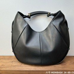 AAAAA Replica YSL Saint Laurent Mombasa Large Shoulder Bag Black Fake
