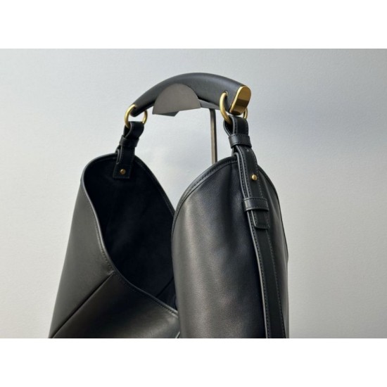 AAAAA Replica YSL Saint Laurent Mombasa Large Shoulder Bag Black Fake