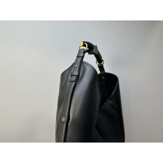 AAAAA Replica YSL Saint Laurent Mombasa Large Shoulder Bag Black Fake