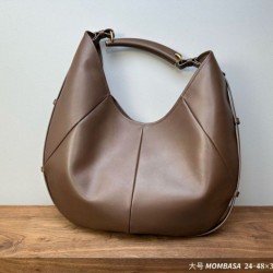 AAAAA Replica YSL Saint Laurent Mombasa Large Shoulder Bag Coffee Fake