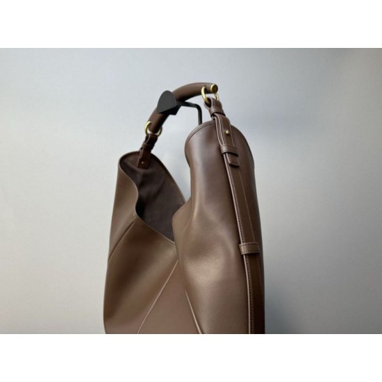 AAAAA Replica YSL Saint Laurent Mombasa Large Shoulder Bag Coffee Fake