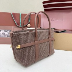 AAAAA Replica Loro Piana Ghiera Shopper Bag Brown Fake