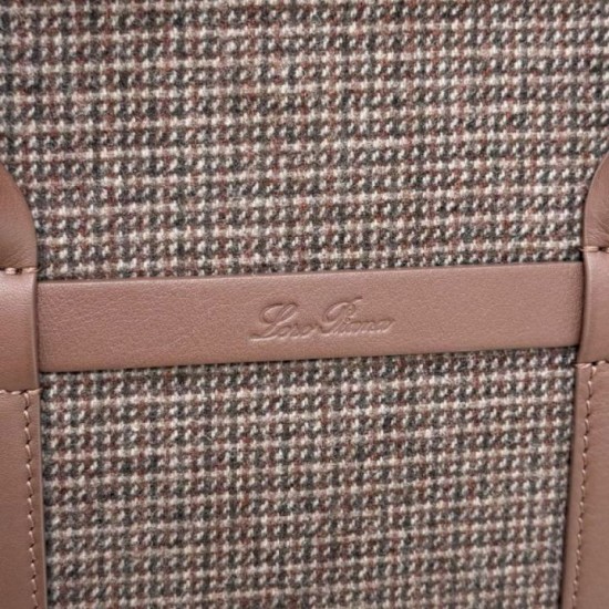 AAAAA Replica Loro Piana Ghiera Shopper Bag Brown Fake
