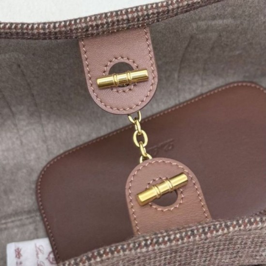 AAAAA Replica Loro Piana Ghiera Shopper Bag Brown Fake