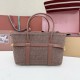 AAAAA Replica Loro Piana Ghiera Shopper Bag Brown Fake