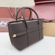 AAAAA Replica Loro Piana Ghiera Shopper Bag Coffee Fake