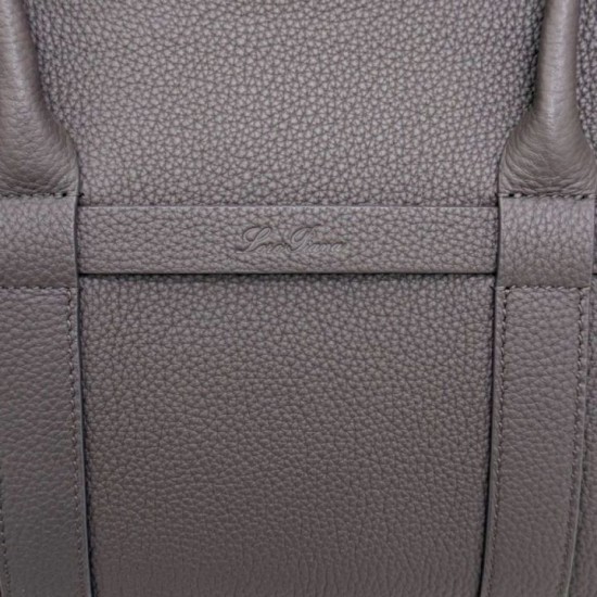 AAAAA Replica Loro Piana Ghiera Shopper Bag Coffee Fake