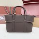 AAAAA Replica Loro Piana Ghiera Shopper Bag Coffee Fake