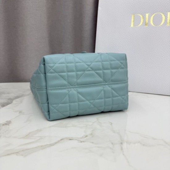 AAAAA Replica Dior Toujours Small Vertical Tote Blue Fake